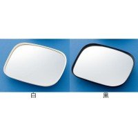 Amazon.co.jp: 緑十字 小型カーブミラー（マグネットタイプ） 白 壁角
