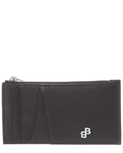 BOSS Bradley Leather Zipper Pocket Card Case