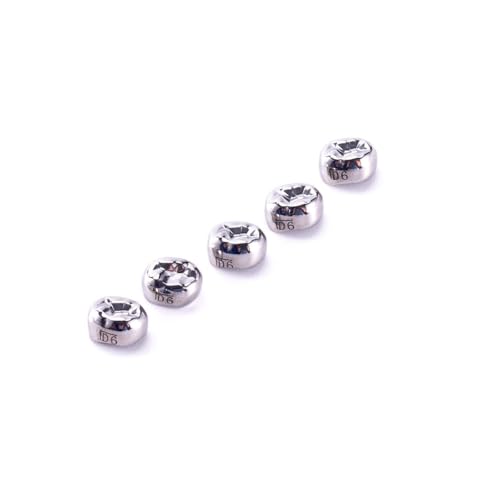 Image of 5PCS Stainless steel Dental Teeth Crown Mandibular Teeth D Premolar Crown for Teenage to Guard First Teeth (DLR4)