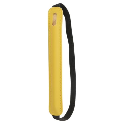 PATIKIL Portastilo Per Tablet, Custodia Universale Per Penna Portastilo Retrattile Tasca Elastica Per Matita Custodia Protettiva Per Custodia Tablet Notebook, Giallo