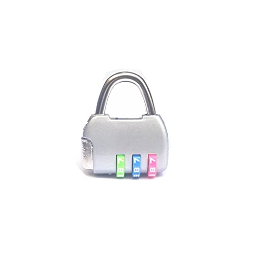 Mini candado de combinación de 3 dígitos para equipaje, maleta, mochila y bolsos, candado de viaje seguro para mayor seguridad y comodidad