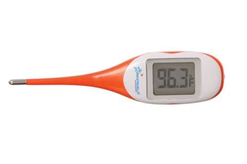 Image of Dreambaby Rapid Response Digital Thermometer with Fever Alert, Orange