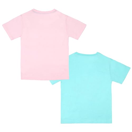 Disney Princesses and Winnie the Pooh Girls 2-Pack Short Sleeve T-Shirt Bundle Sets for Kids2