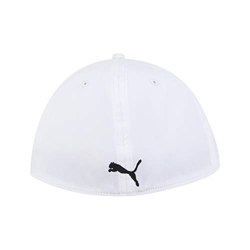 Image of PUMA Men's Stretch Fit Cap, White /Black, L /XL