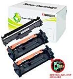 INK4WORK 3 Pack CF217A 17A & CF219A 19A Compatible Toner Cartridge & Drum Replacement for HP Laserjet Pro M102a M102w M130a M130fn M130fw M130nw