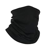 Respirabilité Et Tissu: Spandex extensible avec tricotage 3D favorisant la circulation de l’air et l’évacuation de l’humidité, réduction de la chaleur pendant l’effort, toucher doux limitant les frottements, port confortable comme cache cou homme pour sport et extérieur