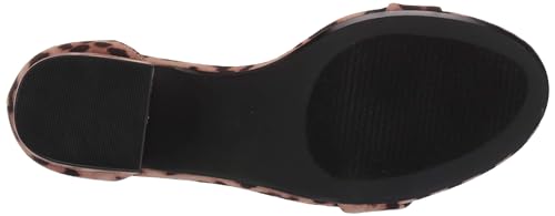 Image of Amazon Essentials Women's Two Strap Heeled Sandals with Adjustable Ankle Strap, Padded Memory Foam Insole