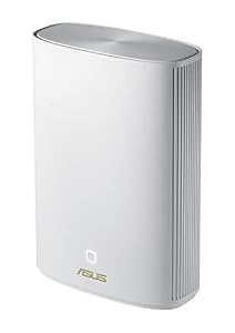 ASUS ZenWiFi AX Hybrid Powerline Mesh WiFi 6 System (XP4), 1 Einheit – Abdeckung für das ganze Haus bis zu 2.750 Quadratmeter und mehr als 3 Räume für dicke Wände, AiMesh, kostenlose lebenslange