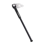 Harilla Fahrrad für Birdy Klapprad Aluminiumlegierung Faltbares Fahrrad Fahrrad Seite Einbeiniger, Schwarz 18in