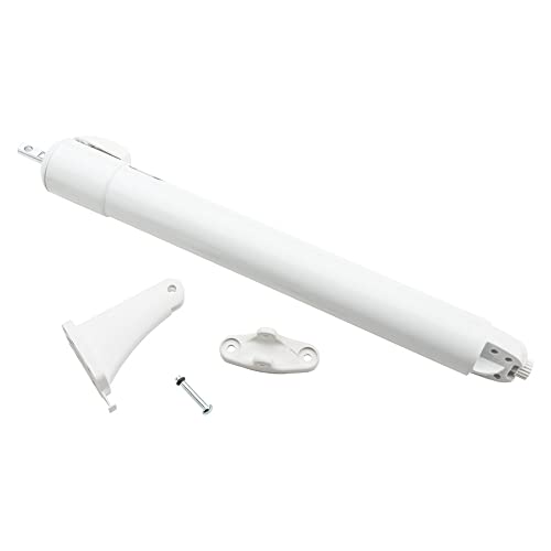 National Hardware N279-002 V1370 Touch 'n Hold Door Closer in White,7/16"-14x72" #1