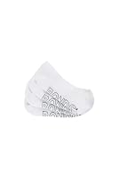 Bonds Womens Logo Light Liner Socks (4 Pack), White (4 Pack), 3-8