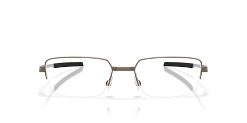 Oakley OX3100 Armação retangular para óculos de grau RQ 0,5, lentes de estanho/demonstração, 57 mm