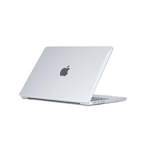 Coque MacBook Pro 14 M1 M2 M3 Crystal Clear transparente rigide de protection fine pour portable