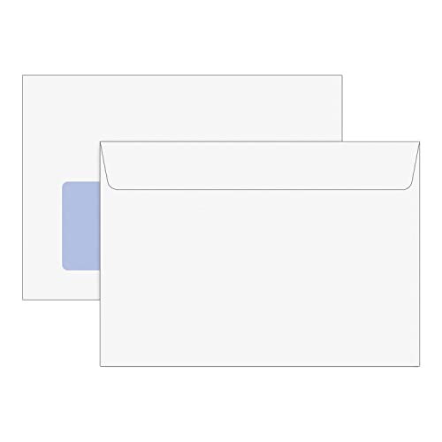 NEU Briefumschläge C6 mit Fenster, haftklebend, 25 Stück