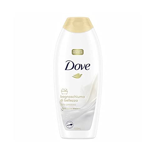 6 X Dove Bagnoschiuma Di Bellezza Seta Preziosa 700 Ml