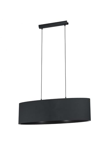 Lustre moderne en tissu noir design élégant GL0446 pour chambre parentale
