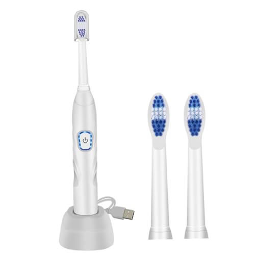 HOMOCONO Electric Toothbrush for Boys and Girls 3 Modes USB Charging Timer Soft Bristles Family Pack Toothbrush Vibration