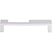 Sanctuary II Modern Metro Notch 5" Center Bar Pull Finish: Aluminum