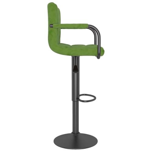 Tabouret de bar en velours chic avec dossier ergonomique et structure robuste - 5