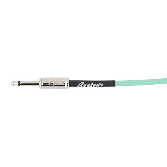 Fender 15' Contour Instrument Cable, Seafoam Green, 15FT/4.5M - Image 3