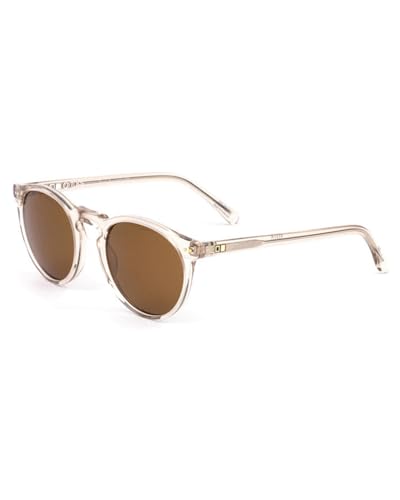 OTIS Omar Polarized Sunglasses EcoCrystalSand Brown Round2