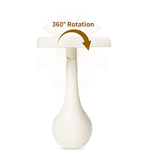 Makeup Mirror With Lights,2000 Mah Led Rechargeable Makeup Mirror,Back Ambient Light, Nice Gift For Daughter Girlfriend Wife Sister，White #TOP4