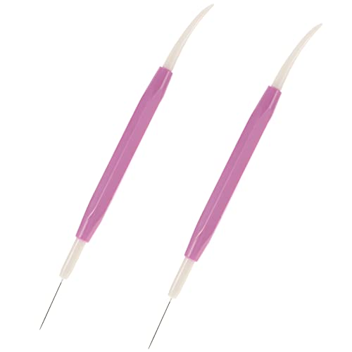 Hemoton 2PCS Açúcar Mexa Agulha Agulha Riscador Ferramenta de Modelagem Biscoito Confeiteiro Bolo Pi