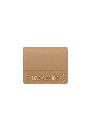 Love Moschino Donna Portafoglio Con Patta JC5703PP1NLD0 Poliuretano Beige Taglia