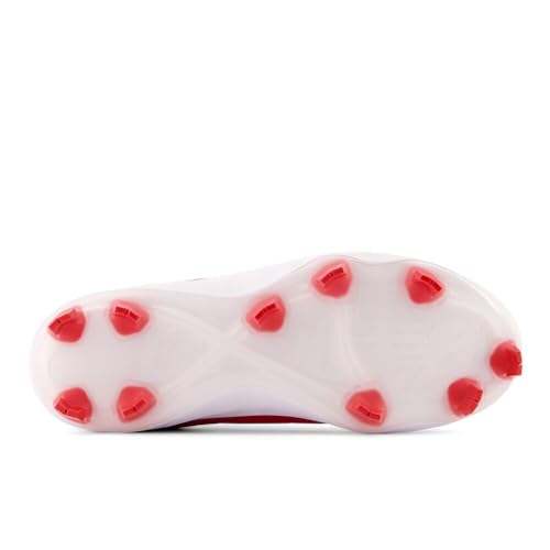 New Balance Women's FuelCell Fuse V4 Molded Softball Shoe, Team Red/Optic White, 7.5 M