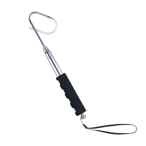 Oshhni Fischgaffel Edelstahl Speerhaken-Greifer 70cm
