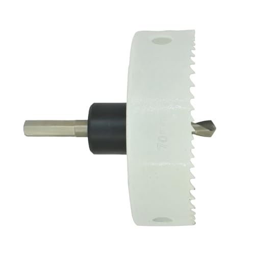 Image of Taparia Bimetal Mini Hole Saw HSM 70 - Precision Cutting Tool, High -Speed Steel Teeth for Wood, Metal & Plastic