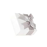 Feriuzymix Caja de regalo para cosméticos, anillo para mujer, collar multifuncional, organizador de ataúd, decoración de boda, Halloween, color blanco