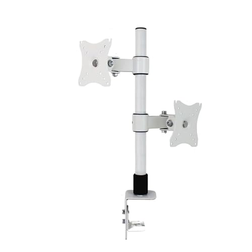 Support de bureau élévateur double écran pivotant de 10 à 27 pouces ergonomique