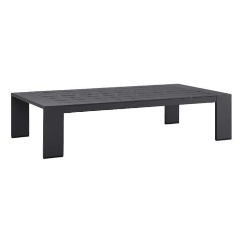 Modway EEI-5677-GRY Tahoe Aluminum Outdoor Patio Coffee Table In Gray cover