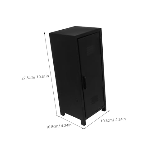 Armoire de rangement de bureau verrouillable NUOBESTY en métal noir - 4