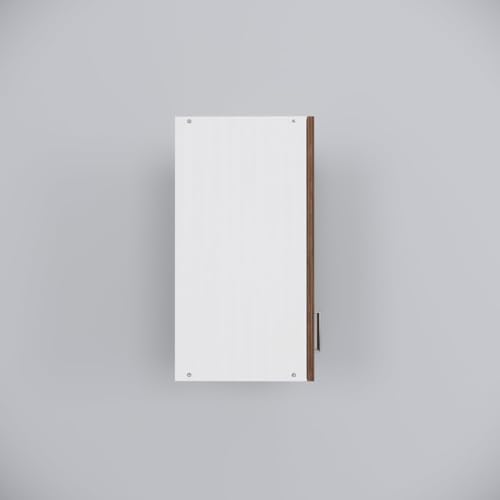 Image of Door Multipurpose Storage Cabinet & Adjustable Shelf | Space Organizer | Termites Resistance | Wall Mounted for Office, Kitchen Finish (Cochwood Brown & Highland Pine, Door 4)