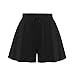 Fitnesshose Sporthose Yogahose Sweatpants Damen Baumwolle Shorts Gummiband Hotpants Weite Kurze Hosen Sommershorts Mit Taschen Bequeme Laufshorts Freizeithosen Einfarbige Hotpants