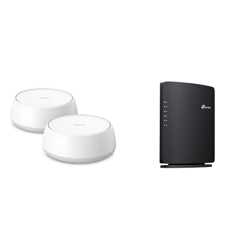 �y2�_�Z�b�g�yAmazon.co.jp����z�zTP-Link WiFi7 ���[�^�[ ����lan ���b�V��Wi-Fi�V�X�e�� BE3600�K�i 2882Mbps(5GHz) + 688Mbps(2.4GHz) MLO Deco BE22 2-pack + W