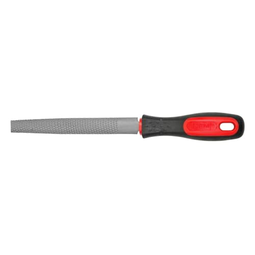 Escofina - escofina media caña entrefina de 8' ideal para trabajar en madera y metal, con material resistente y diseño ergonómico para fácil manejo. #