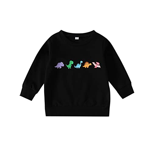 Infant Toddler Baby Basic Sweatshirt Cute Pullover Tops Long Sleeve Casual Sweater Shirts Baby Boys Hoodie Sweatshirt