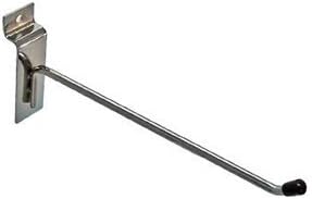 Direct Bazaar Chrome Slatwall Hook Prong Arm Retail Shop Display/Size 4" (10cm)