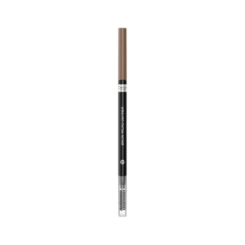 L'Oréal Paris Brow Artist Skinny Definer 3.0 BRUNETTE​, extra feiner Augenbrauenstift mit Bürste für präzises Auffüllen und Definieren von Brauen, 1 Stück