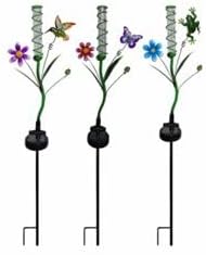 Solar Rain Gauge Stake Lights