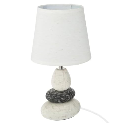 Atmosphera Créateur d'intérieur - Lampe À Poser Galets 33cm Ivoire