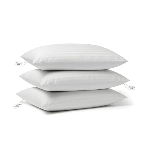 Image of Premium Soft Bed Pillow for Sleeping | Hypoallergenic Microfiber Filling | Hotel Quality Plush Support Cushion | Machine Washable Cotton Pillow | SleepHaven Luxury Pillow (3)