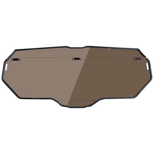 SAUTVS Dark Tinted Rear Windshield for Honda Talon 1000R 1000X 2019-2025 Accessories, Combined Polycarbonate Back Window with Noise Strip, Impact Resistant by SAUTVS - Image 2