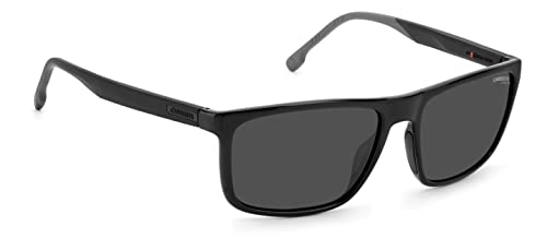 Carrera Men's 8047/S Rectangular Sunglasses, Black, 58mm, 18mm2