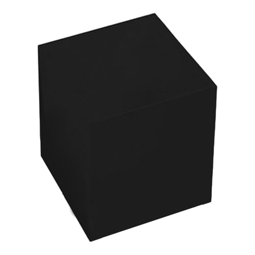 Buffet riser noir en acrylique Sharplace cube présentoir gigogne 20cm - 2