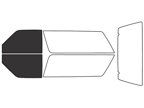 Rvinyl Window Tint Kit Compatible with Chevrolet S-10 Blazer 1983-1994 (2 Door) - Front Precut Kit - 20%