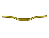 UPANBIKE MTB Mountain Bike Bicycle Kids Handlebar φ31.8mm*520mm Riser Bar(Gold)